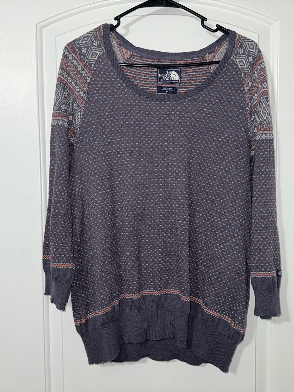 The North Face Pullover Sweater Women’s Size XL WOOL LINEN BLEND READ